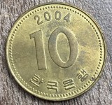 C50 - Moneda foarte veche - Coreea de Sud - 10 won - 2004