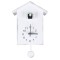 Ceas de perete, Tick-Tock Cuckoo, cu cuc, alb