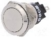 Intrerupator anti-vandalism, ON-ON, &Oslash;19mm, EAO, 82-5151.2000