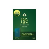 NLT Life Application Study Bible, Third Edition, Large Print (Leatherlike, Teal Blue)