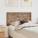 vidaXL Tăblie cap Pe perete natural 120 cm Lemn solid de tec 42024548