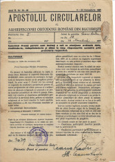 Apostolul circularelor nr 38-39, 1937 Arhiepiscopia Ortodoxa Romana foto