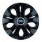 Set 4 Capace Roti Top Negru R15, Compatibil Cu Ford