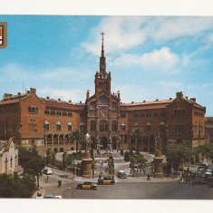 SP2- Carte Postala - SPANIA - Barcelona, Hospital Santa Cruz, necirculata