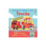 Usborne First Jigsaws and Book: Trucks