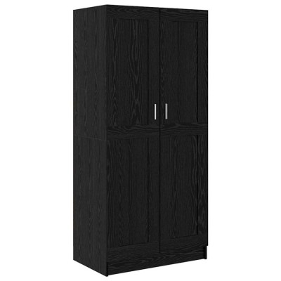 vidaXL Dulap cu raft Stejar negru 82.5 x 51.5 x 180 cm Lemn compozit 875163 foto