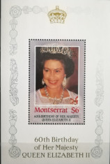 BC785, Montserrat 1986, colita regina Elisabeta a II-a foto
