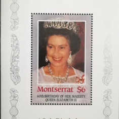 BC785, Montserrat 1986, colita regina Elisabeta a II-a