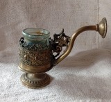 Candelă vintage din alamă