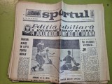 Ziarul sportul 9 februarie 1968 - editia jubiliara a jocurilor olimpice de iarna grenoble
