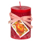 Lumanare parfumata cu aroma mar si scortisoara, 5x7.5cm
