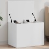 VidaXL Cutie de depozitare, alb, 60x42x46 cm, lemn prelucrat
