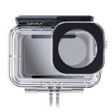 Carcasa subacvatica, Telesin, compatibila DJI Action 5,4,3, adancime maxima 45 metri, ultra-transparenta