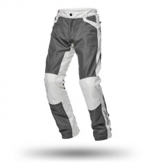 Pantaloni Moto Adrenaline Meshtec 2.0, Gri/Alb, Marime S