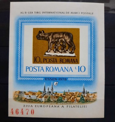 1978 Targul International Filatelic de la Essen MNH foto