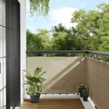 vidaXL Paravan de balcon, bej, 90x700 cm, 100% poliester oxford 4000179