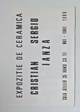 ATELIER 35 , EXPOZITIE DE CERAMICA CRISTIAN SERGIU IANZA , 1986