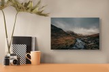 Tablou Canvas pe podea cu tema Murmurul Tainic al &Icirc;nălțimilor Ruginii, 39 x 26 cm, CMCLASS