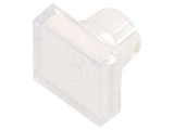 Lentilă Transparentă Plastic 22mm pentru Buton