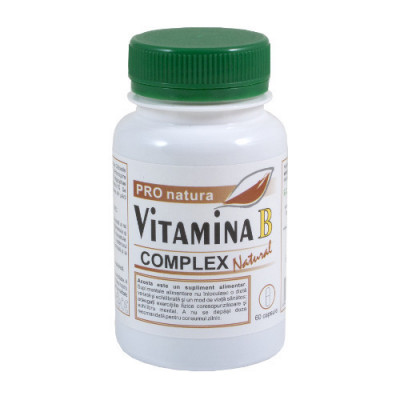 Vitamina B Complex Natural 60cps Medica foto