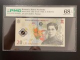 Romania 20 lei 2025 pick 119Ac grad 68 pmg