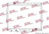 Radiator Hyundai Galloper 91-03, motor: 2.5 D, 598x425x26, SRLine, Aluminiu/ Plastic brazat, HR171502