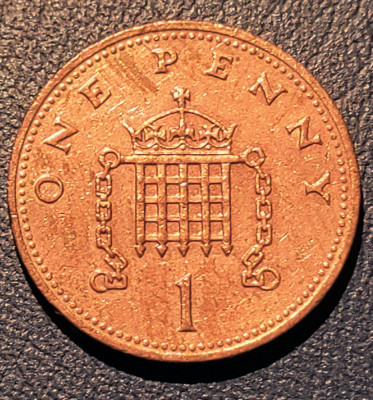 1 penny Marea Britanie 2009 foto