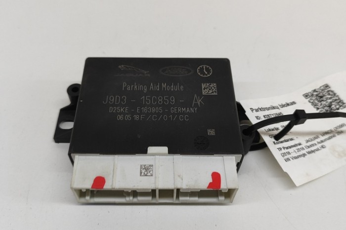 Unitate de control senzor de parcare PDC JAGUAR I-PACE X590 2018 OEM: J9D3-15C859-AK,E163905 28712845