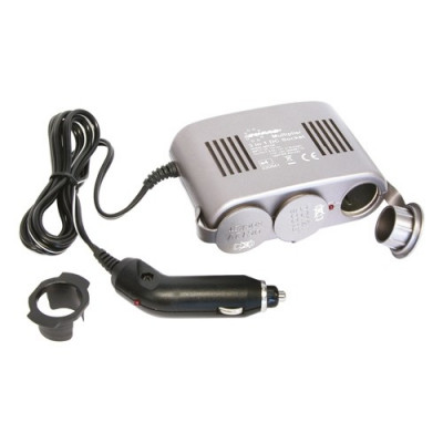 Priza auto tripla Carpoint 12V 1A , max.120W cu cablu de 130 cm AutoDrive ProParts foto