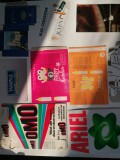 Cumpara ieftin LOT 9 AMBALAJE VECHI OMO , ARIEL ,TAMPAX...