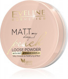 Pudra Eveline Cosmetics, Matt My Day, Peach Silky Smooth &amp; Mattifying Effect