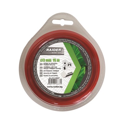 Fir pentru trimmer cu profil rotund &amp;Oslash;3mm х 15m, Raider 110227 foto