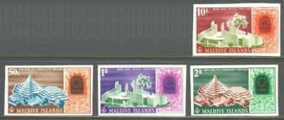 Maldives 1967 Expo 67 Montreal imperf. Mi.234B-237B MNH CE.005 foto