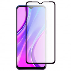 Folie Sticla Premium pentru Xiaomi Redmi 9, 5D, Full Glue, Negru foto