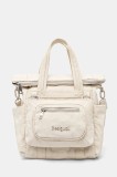 Desigual rucsac BASIC MODULAR VO femei, culoarea bej, mic, neted, 25SAXY11