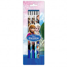 Blister 5 creioane cu guma Frozen Disney foto