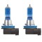 Set 2 becuri Auto halogen H11, 55W bec, 12V, lumina alba 5000K, BZRSH