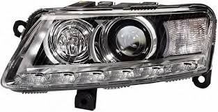Far Audi A6 (C6) 10.2008-03.2011 Hella fata stanga daytime running light tip bec D3S+H8 xenon, fara balast cu lumini pt curbe