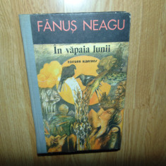 Fanus Neagu-In vapaia lunii -Ed.Albatros anul 1988 (coperti cartonate)