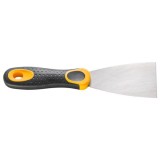 Spaclu din oțel 40mm cu m&acirc;ner cauciucat Hardex pentru lucrări de finisaj precise