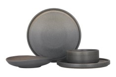 Bonna Set de vesela (Medium) - Hornfels - 24 bucăți - 6 persoane - Porţelan