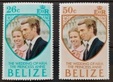 BC293, Belize 1973, serie printesa Anne