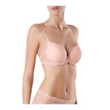Sutien dantelat cu dublu push-up, Conte Romantique RB1030, Cameo, 70C