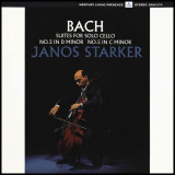 Bach: Suites For Solo Cello No.2 In D Minor No.5 In C - Vinyl | Jnos Starker