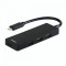 Hub USB Hama 135762 USB Type-C 1:3 3x USB-A 2.0 HDMI Negru