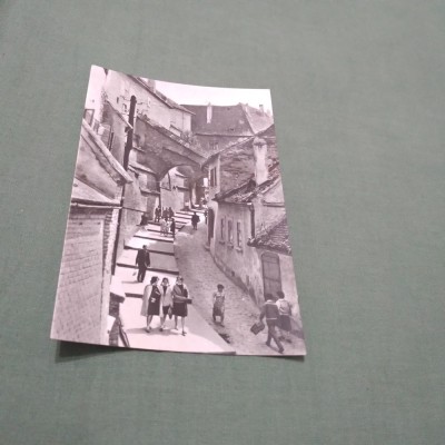 CARTE POSTALA SIBIU -PASAJUL SCARILOR CIRCULATA foto