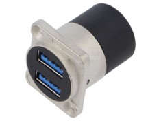 Adaptor USB A soclu x2 CLIFF, USB 3.0 19x24mm