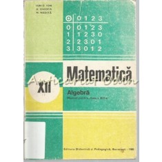 Matematica. Algebra. Manual Pentru Clasa a XII-a - Ion D. Ion