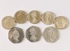 GIBRALTAR SET 5 X 1 POUND LIRA SI 3 X 50 PENCE JUBILIARE ( CITITI DESCRIEREA ), Europa, Argint