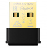 TP-link AC1300 Mini Adaptor USB Wireless MU-MIMO, ARCHER T3U Nano; USB 2.0;dimensiuni: 19.85 &times; 15.7 &times; 7.39 mm, Standarde wireless: IEEE 802.11b/g/n 2.